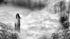 Ghost girl clouds lovely