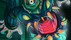 Ghost Pokemon chains artwork digital art Dusknoir one eye