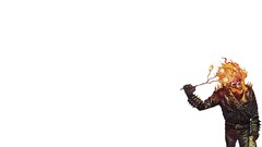 Ghost Rider artwork Simple Background