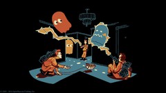 Ghostbusters pac-man artwork video games Glen Brogan