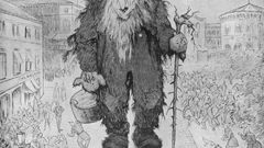 Giant monochrome drawings greyscale