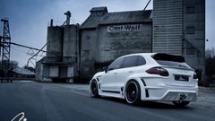 Giant turbo porsche cayenne