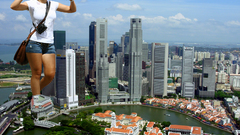 Giant woman Photo manipulation