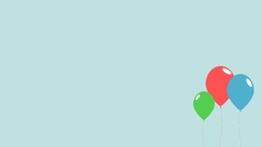 Gifts Balloons minimalistic artwork