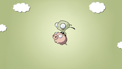 Gir clouds Invader Zim