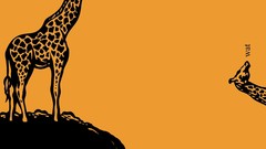 Giraffes funny minimalistic