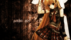 Girl Anime please Manga Goth gothix