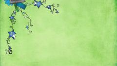 Girl beautiful Green background