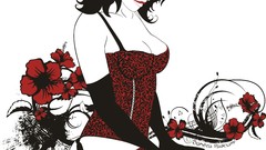 Girl blue by sandrapascuini