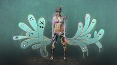 Girl fashion artwork Photomanipulation