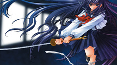 Girl Katana Anime Manga ) With