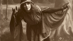 Girl photo witch vintage studio high Resolution