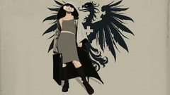 Girl suitcase artwork Art