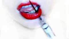 Girl The nurses syringe