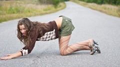 Girls in nature woman