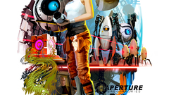 Glados Chell artwork portal