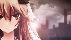 Glare anime girls ookami ryouko Ookami-san to Shichinin no 