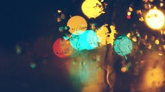 Glare surface circles bokeh