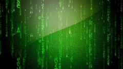 Glass abstract matrix