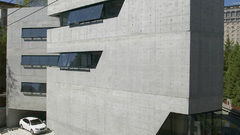 Glass architecture concrete