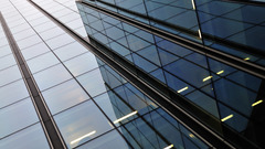 Glass building giant window architecture