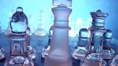 Glass chess glass art