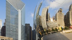 Glass Chicago architecture reflections buildings cityscapes 