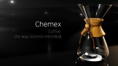 Glass coffee 3D renders renders chemex