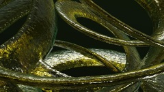 Glass curls abstract