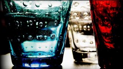 Glass glasses drinks versus