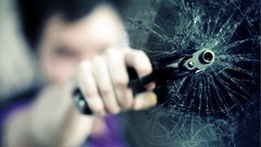 Glass Guns smash broken glass