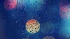 Glass light wet bokeh condensation