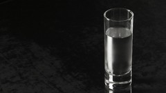 Glass minimalistic artwork