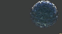 Glass pollen abstract Remix cyber