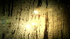 Glass rain on glass