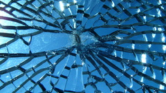 Glass shattered
