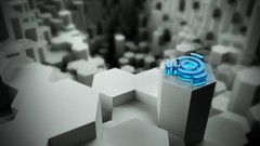 Glass sign abstract Operating Systems 3d ubuntu studio