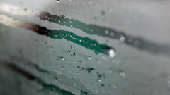 Glass water drops condensation