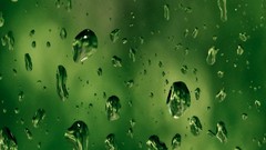 Glass water drops rain