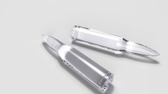 Glass weapons ammunition glass art