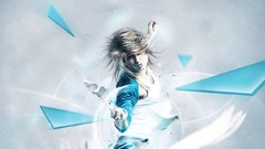 Glass woman Photo manipulation