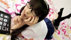 Glass woman schoolgirls asians models Korean