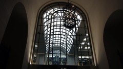 Glass work after architecture indoors