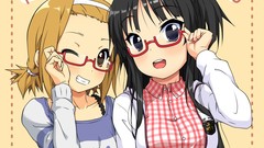 Glasses akiyama mio k - on tainaka ritsu meganekko
