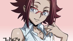 Glasses anime girls blue eyes short hair code geass meganekko 