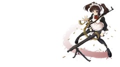 Glasses anime girls brown eyes