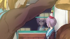 Glasses anime girls nagato yuki suzumiya haruhi seifuku kyon 