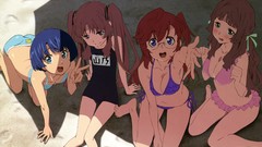 Glasses ano natsu de matteru redheads meganekko swimsuits 