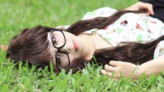 Glasses asians lying down girls with glasses Viet Nam