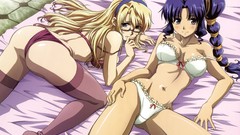 Glasses blondes lingerie meganekko underwear Freezing (manhwa) 